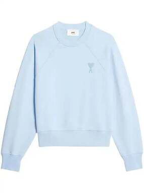 NWOT AMI Paris De Coeur Crew Neck Sweatshirt Unisex